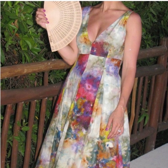 Alice + Olivia Vibrant Multicolor Dress - Picture 6 of 7